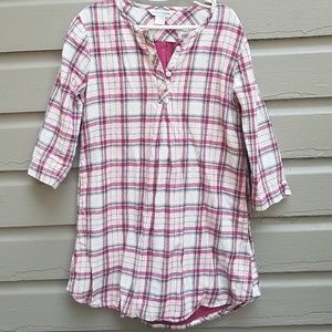 Flannel tunic